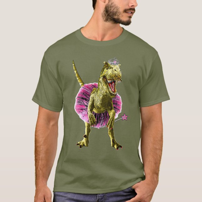 Camiseta Ballerina T-Rex Dinosaur (Anverso)