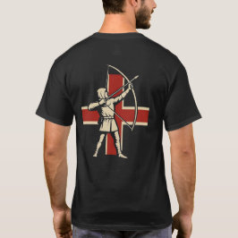 Camiseta Ballestero inglés de arco largo Cruz de San Jorge