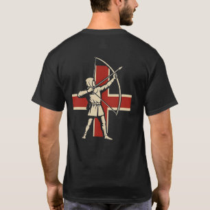 Camiseta Ballestero inglés de arco largo Cruz de San Jorge