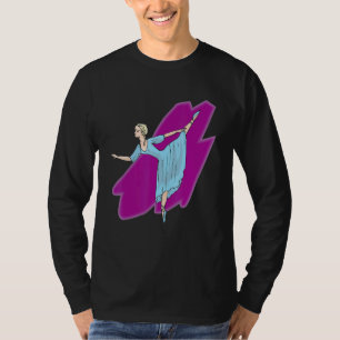 Camiseta Ballet artístico Ballerina Pointe Barr Gráfico 5