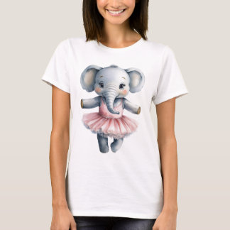 Camiseta Ballet bailarín de elefante lindo