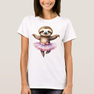 Camiseta Ballet bailarín de eslogan suave
