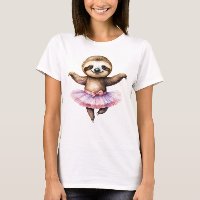 Camiseta Ballet bailarín de eslogan suave (Anverso)