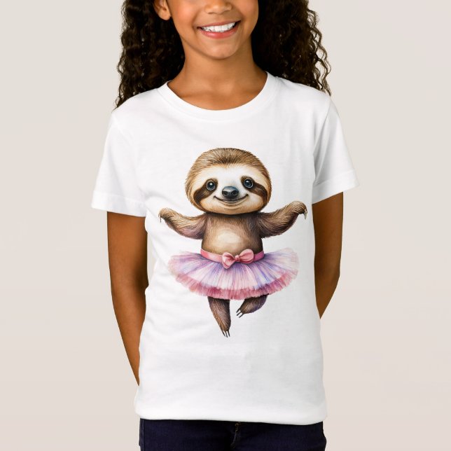 Camiseta Ballet bailarín de eslogan suave (Anverso)