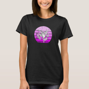 Camiseta Ballet Ballerina Bailando Ballet Retro Sunset Danz
