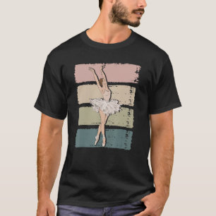Camiseta Ballet Ballerina Bailarina Ballet Baile Retro Ball