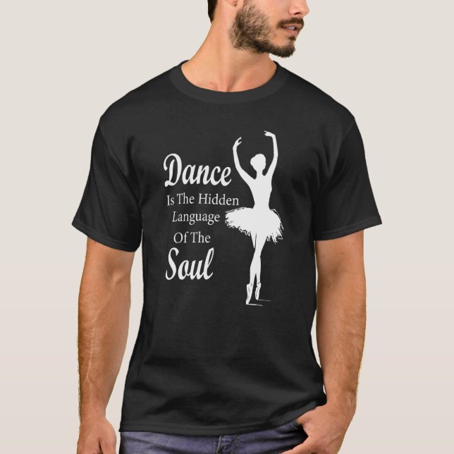Camiseta Ballet Ballerina Dance es el lenguaje oculto de t (Anverso)