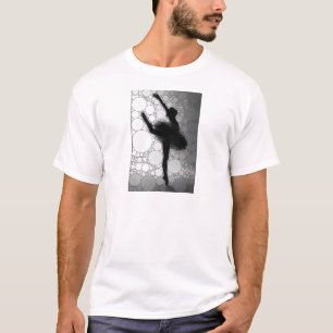 Camiseta Ballet Black White Dancing Ballerina