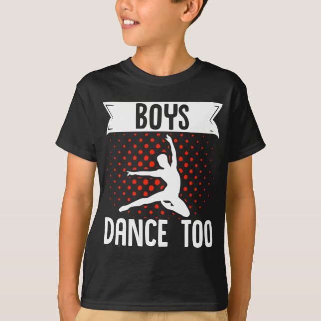Camiseta Ballet Boys Dance también (Anverso)