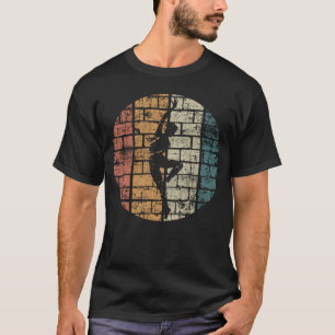 Camiseta Ballet Chica bailarín vintage de danza moderna gra