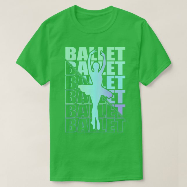 Camiseta Ballet Chica Ballerina Baile 13 (Diseño del anverso)