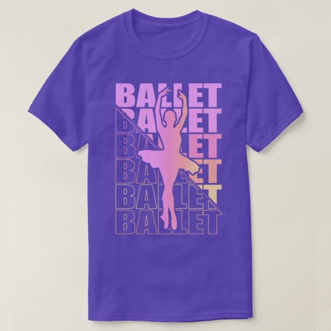 Camiseta Ballet Chica Ballerina Baile 14 (Diseño del anverso)