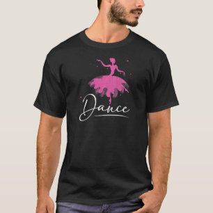 Camiseta Ballet Dance Ballerina Bailarina Gráfico de danza