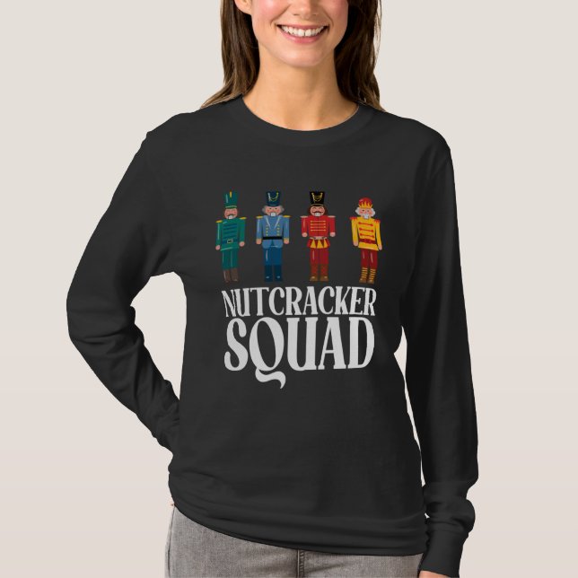 Camiseta Ballet Dance Matching Family Christmas Nutcracker  (Anverso)