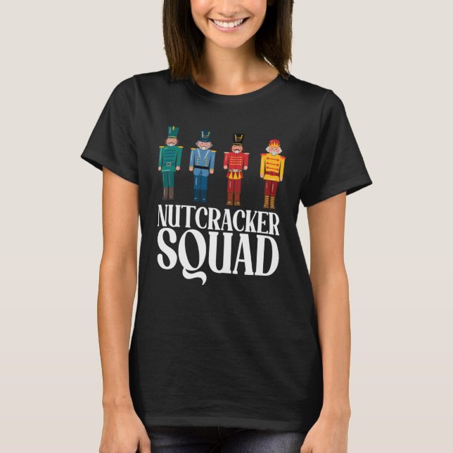 Camiseta Ballet Dance Matching Family Christmas Nutcracker  (Anverso)