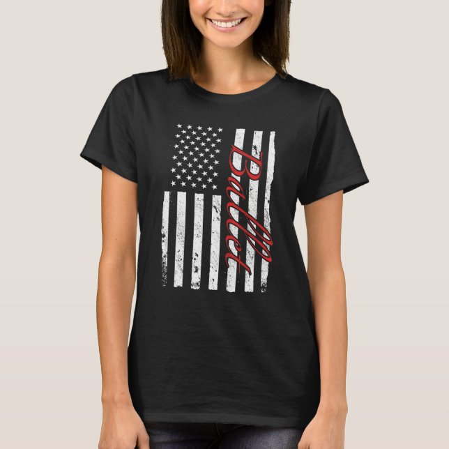 Camiseta Ballet Dancer Ballerina American Flag Dance 2 (Anverso)