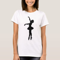 Ballet Dancer Black Silhouette