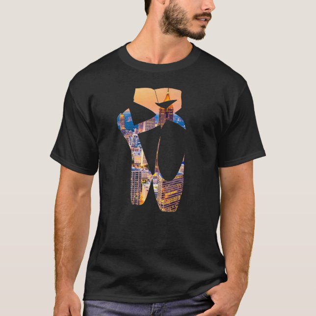 Camiseta Ballet de Atlanta Chicas Pointe Shoe (Anverso)