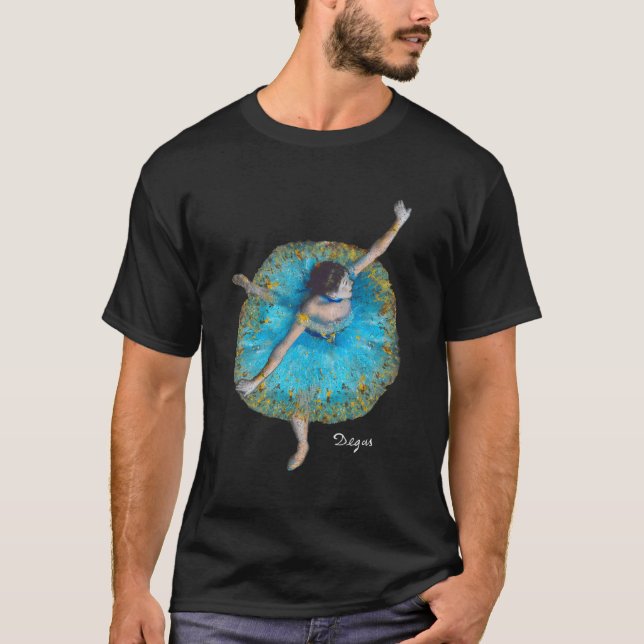 Camiseta Ballet de bailarina de swing de Edgar Degas (Anverso)