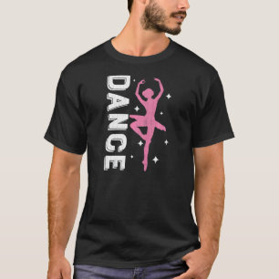 Camiseta Ballet de danza retro Ballet Ballerina Dancer Gráf