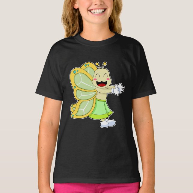 Camiseta Ballet de mariposa Ballerina (Anverso)