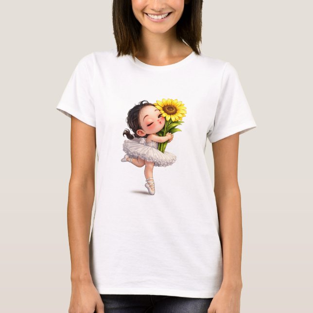 Camiseta Ballet del beso de girasol (Anverso)