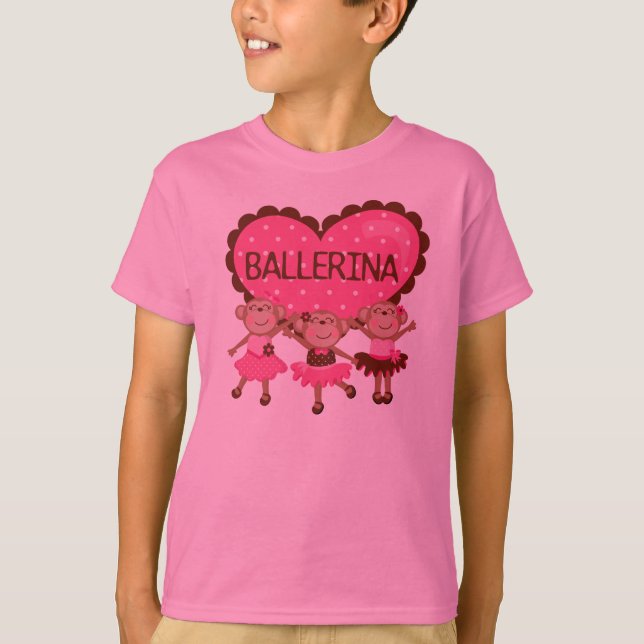 Camiseta Ballet del mono (Anverso)