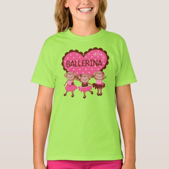 Camiseta Ballet del mono (Anverso)