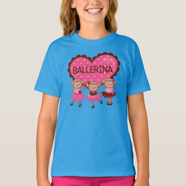 Camiseta Ballet del mono (Anverso)