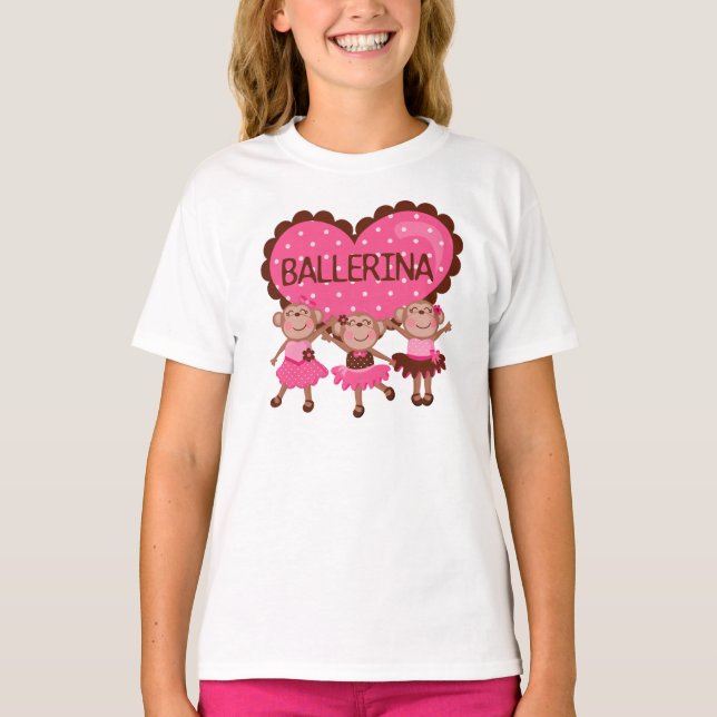 Camiseta Ballet del mono (Anverso)