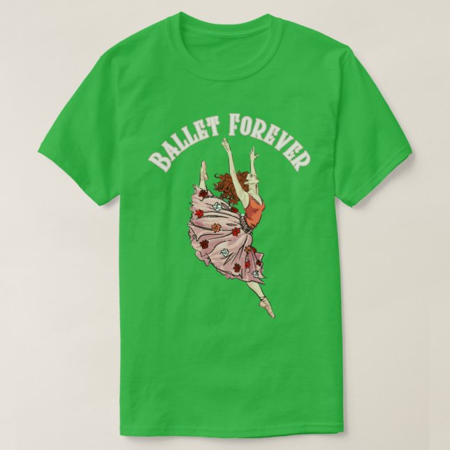 Camiseta Ballet Forever Dancer (Diseño del anverso)