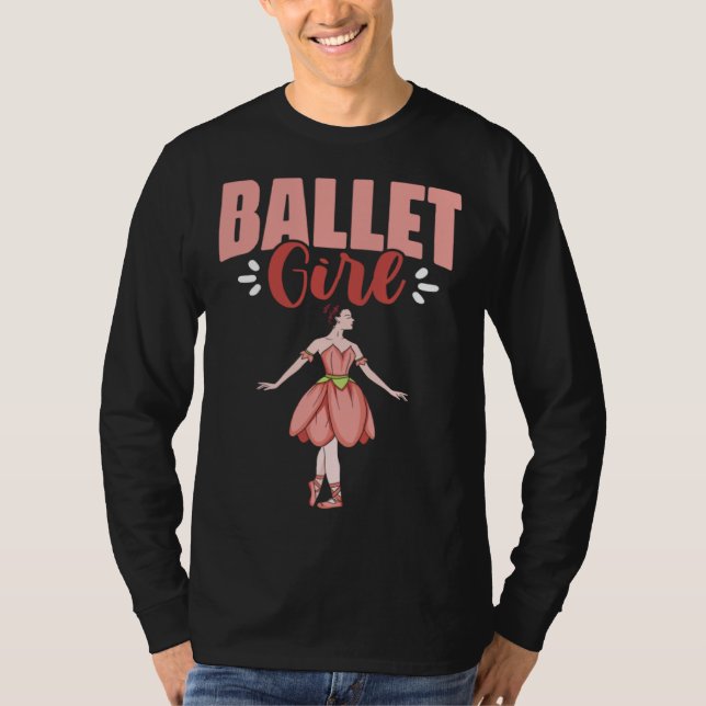Camiseta Ballet Girl Ballerina Dancing Ballet Dancer (Anverso)