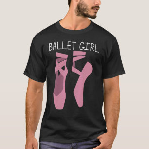 Camiseta Ballet Guay Para Chicas Niños Ballet Bailarina De