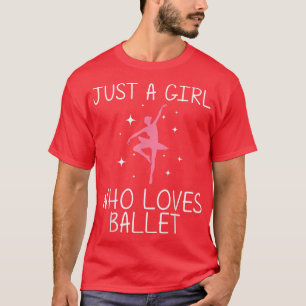 Camiseta Ballet Guay Para Chicas Niños Ballet De Baile Ball
