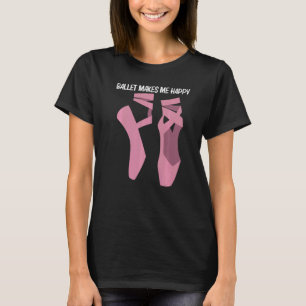 Camiseta Ballet Guay Para Hombres Ballet Mujeres Bailarina