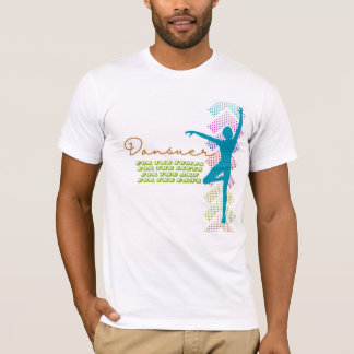 Camiseta Ballet masculino bailarina de ballet