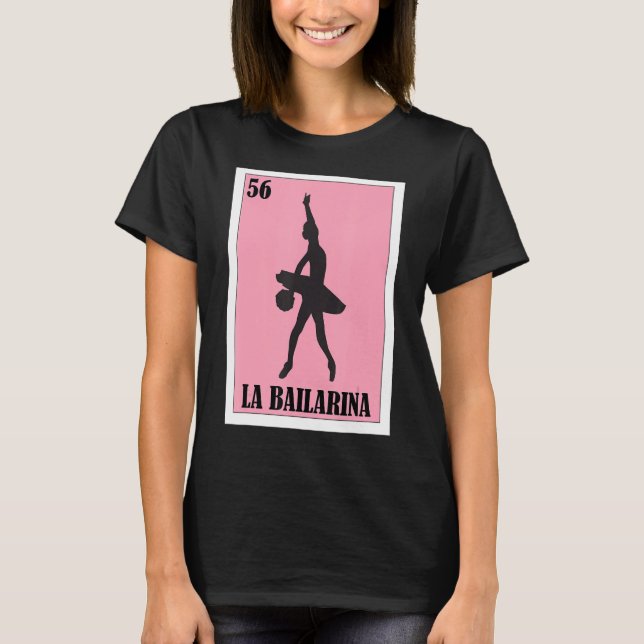 Camiseta Ballet mexicano La Bailarina 4 (Anverso)