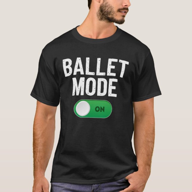 Camiseta Ballet Modo De Baile De Baile De Bailarina (Anverso)