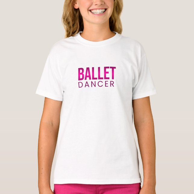 Camiseta Ballet Oversized Shirt Ballet Dancers Gift Kids (Anverso)