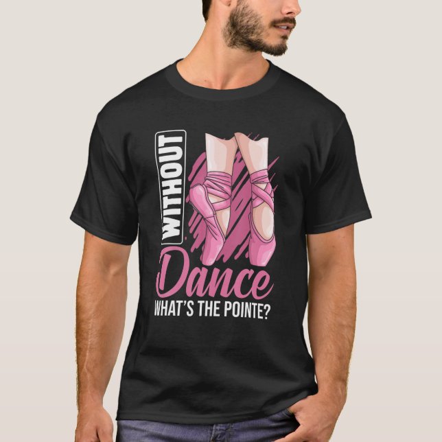 Camiseta Ballet Pointe Ballerina Chica de ropa de bailarina (Anverso)