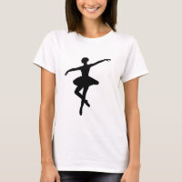 Ballet simple Ballerina Blanca Negra
