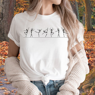 Camiseta Ballet Skeleton Ballerinas