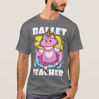Camiseta Ballet Teacher with a Unicorn