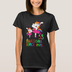Camiseta Ballet Unicornio de 53 años de edad asombroso desd