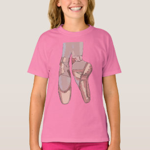 Camiseta Ballet Zapatillas Toe Shoes
