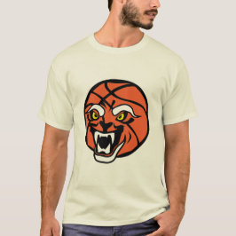 Camiseta ballon basketball face cartoon gueule ouverte fero