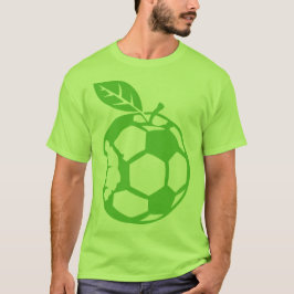 Camiseta ballon foot soccer pomme croque apple 1