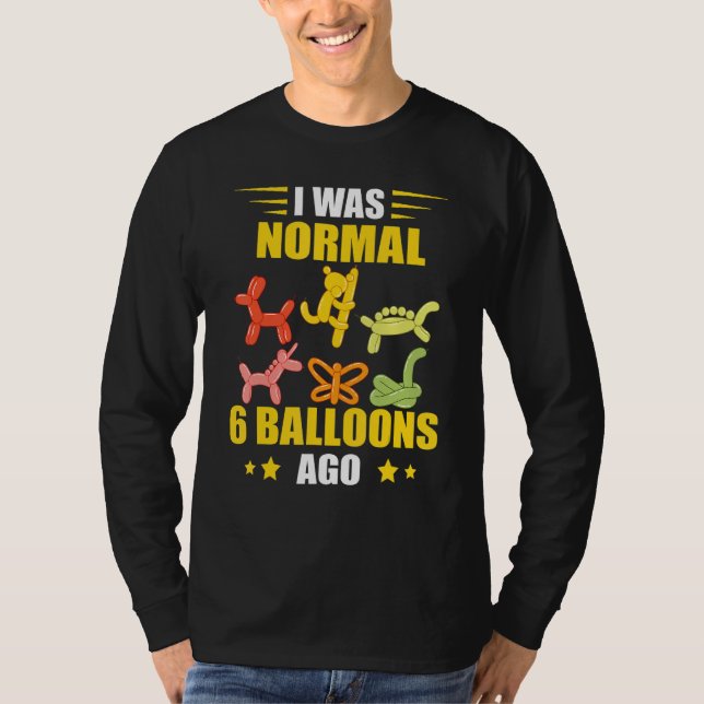 Camiseta Balloon Artist 6 Ballons Ago Balloon Twisting Ball (Anverso)
