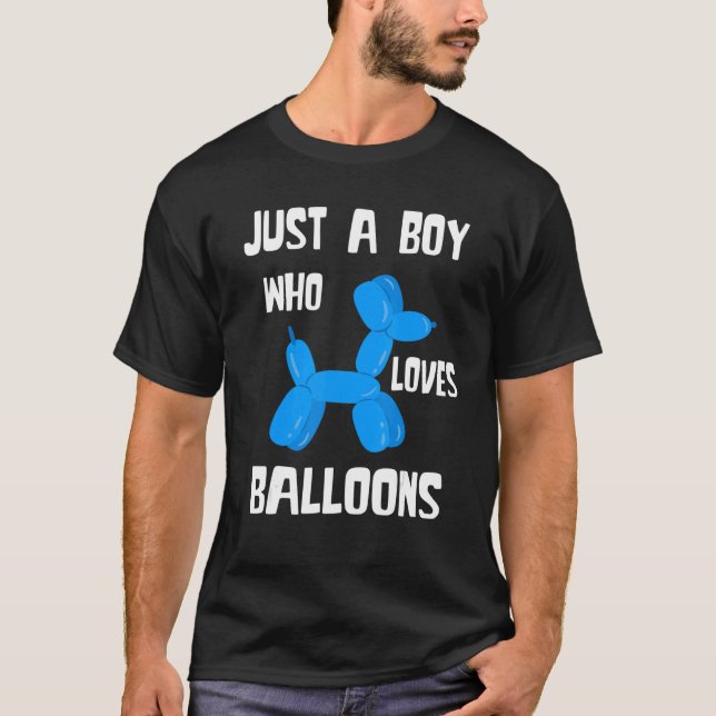 Camiseta Balloon Artist Just A Boy Balloon Bender Balloon A (Anverso)