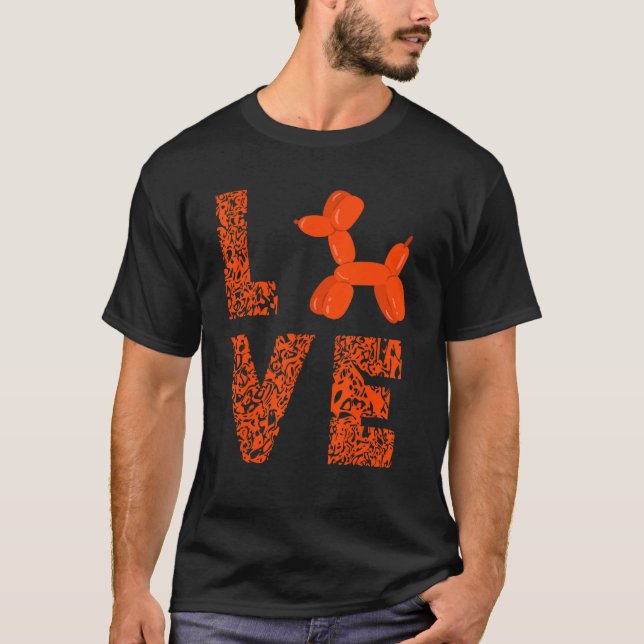 Camiseta Balloon Artist Leopard Love Balloon Animal Balloon (Anverso)